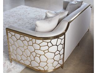 Gold Bullion Cobblestone Sofa