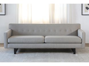 Cement Cross Hatch Subtle Multi Color Woven Sofa 