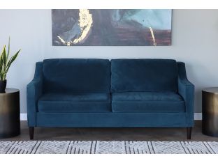 Blue Velvet Sofa