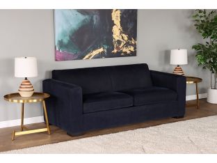 Navy 2-Cushion Sleeper Sofa w/ Air Pump