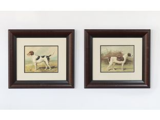 Fox Hound and Pointer Series (Set of 2) 17W x 19H