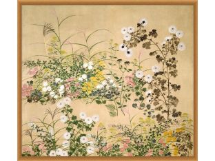 Vintage Floral Screen 42W x 37H