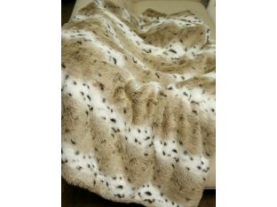 Faux Fur Throw 79" x 94"