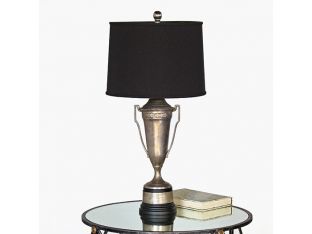 Antique Silver Trophy Lamp