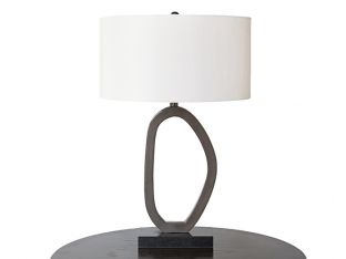 Open Slanted Oval Ring Table Lamp