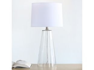 Clear Glass Table Lamp