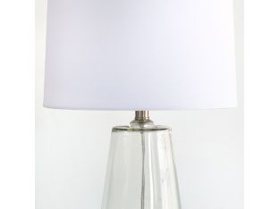 Clear Glass Table Lamp