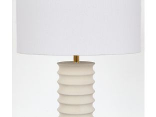 Turned SandStone Table Lamp