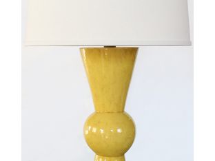Bow Tie Yellow Table Lamp