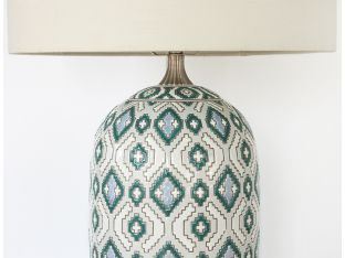 Blue Mosaic Table Lamp