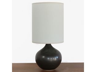 Coal Grey Orb Table Lamp