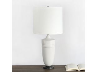 Tall Dove Ceramic Urn Table Lamp