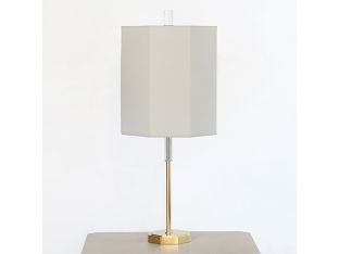 Brass Stem Table Lamp