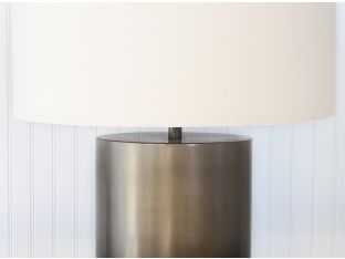 Ombre Antique Pewter Table Lamp