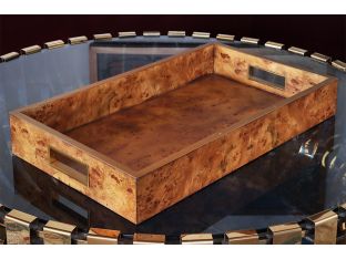 Burled Serving Tray