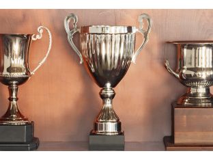 Set of 3 Various Silver Trophies