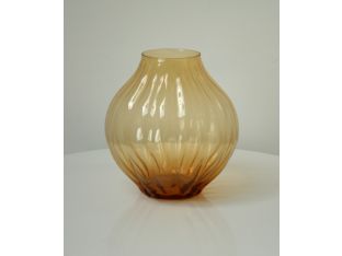 Amber Glass Vase