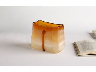 Cream Cognac Vase