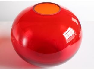 Large Red Pod Vase