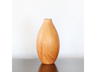 Hand-Painted Ceramic Faux Chestnut Grain Vase